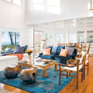 Tour a Stonington Beachouse with Blue Hues