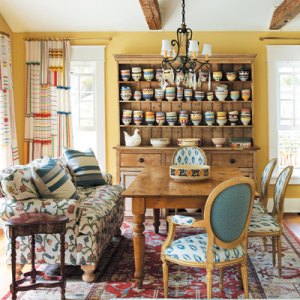 Step Inside a Traditional and Colorful Hampton Bay Home