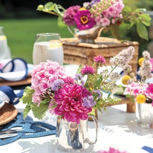 Vintage Silver and Creative Flower Designs Shine at an Avid Collector’s Parties