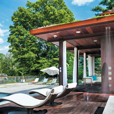 Beinfield Architecture and Havilande Whitcomb Design collaborate on a pool pavilion