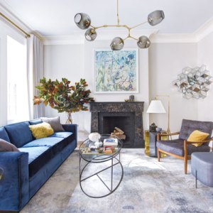 A Mid-1800s Brooklyn Heights Row House Gets a Bold New Personality