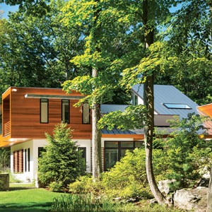 Architect George Dumitru Creates a Clean-Lined Modern Home That Celebrates Its Surroundings