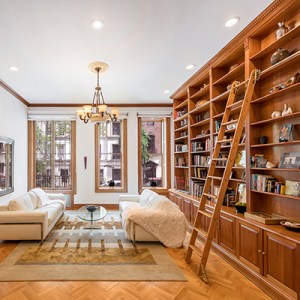 A Bookworm's Dream Townhouse Asks $8M on the Upper West Side