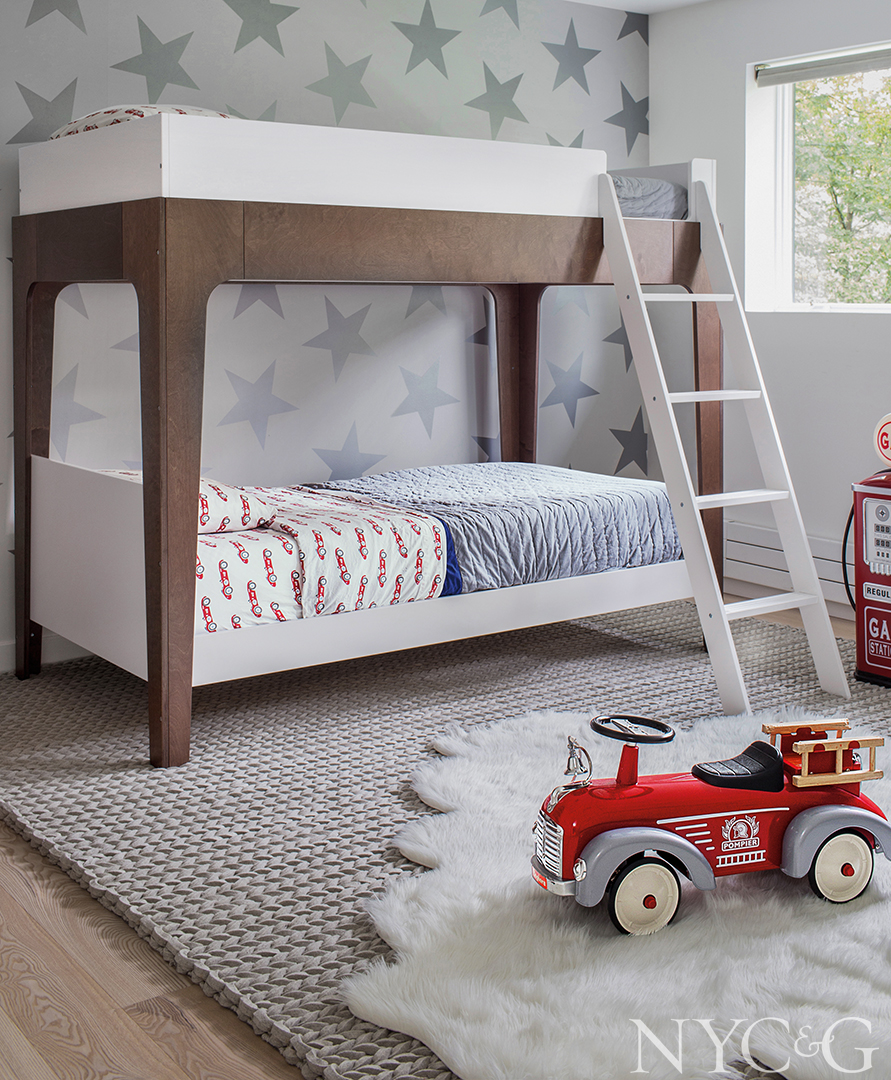 Vibrant children's bedroom with Perch bunkbed