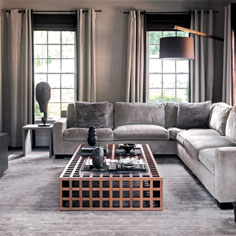 These Mar Silver interiors boast luxe layers of textures and neutrals