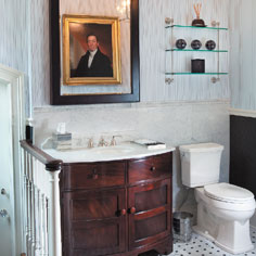 Joe Passero, Nick Geragi and LouAnn Torres' Men's and Ladies' Rooms Redesign