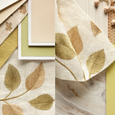 Color Board: Guest Cottage Dining and Kitchen