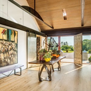 A Long-Abandoned Carriage Barn Is Transformed into a Loft-Like Haven