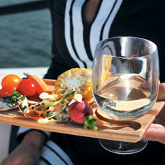 Chef Frederic Kieffer shares tips for entertaining on the water