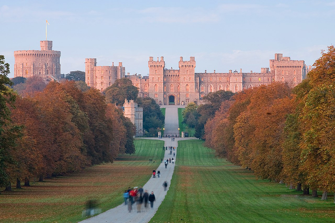 The Long Walk at Windsor Castle. Meghan Markle and Prince Harry will arrive here on their wedding day.