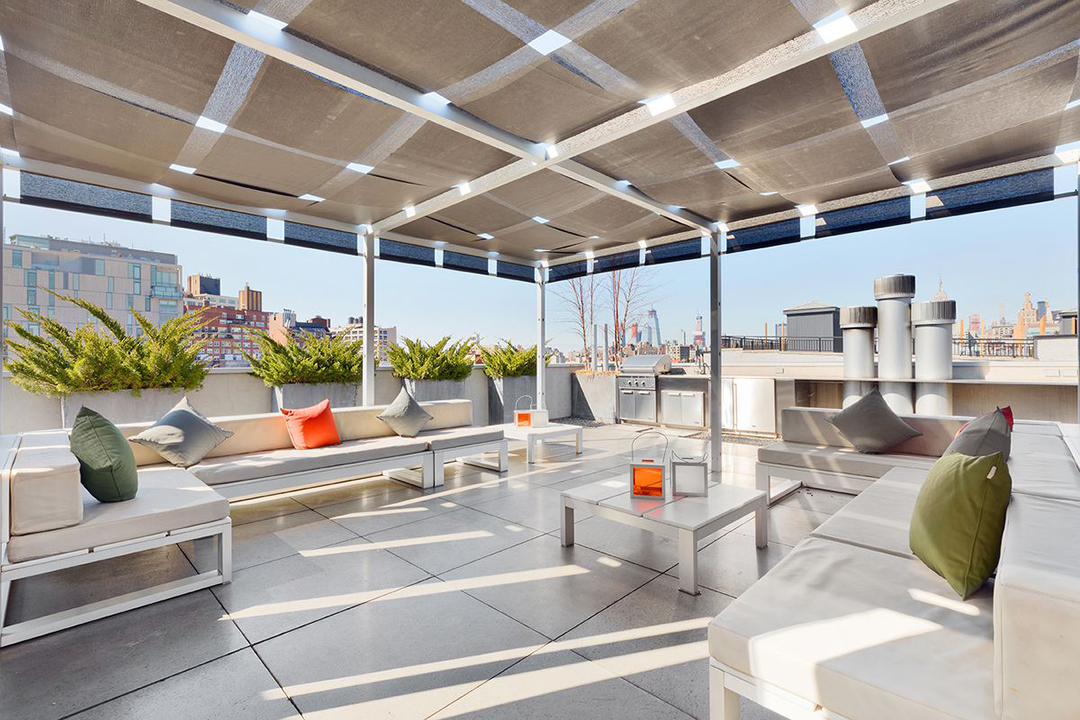 SoHo penthouse rooftop