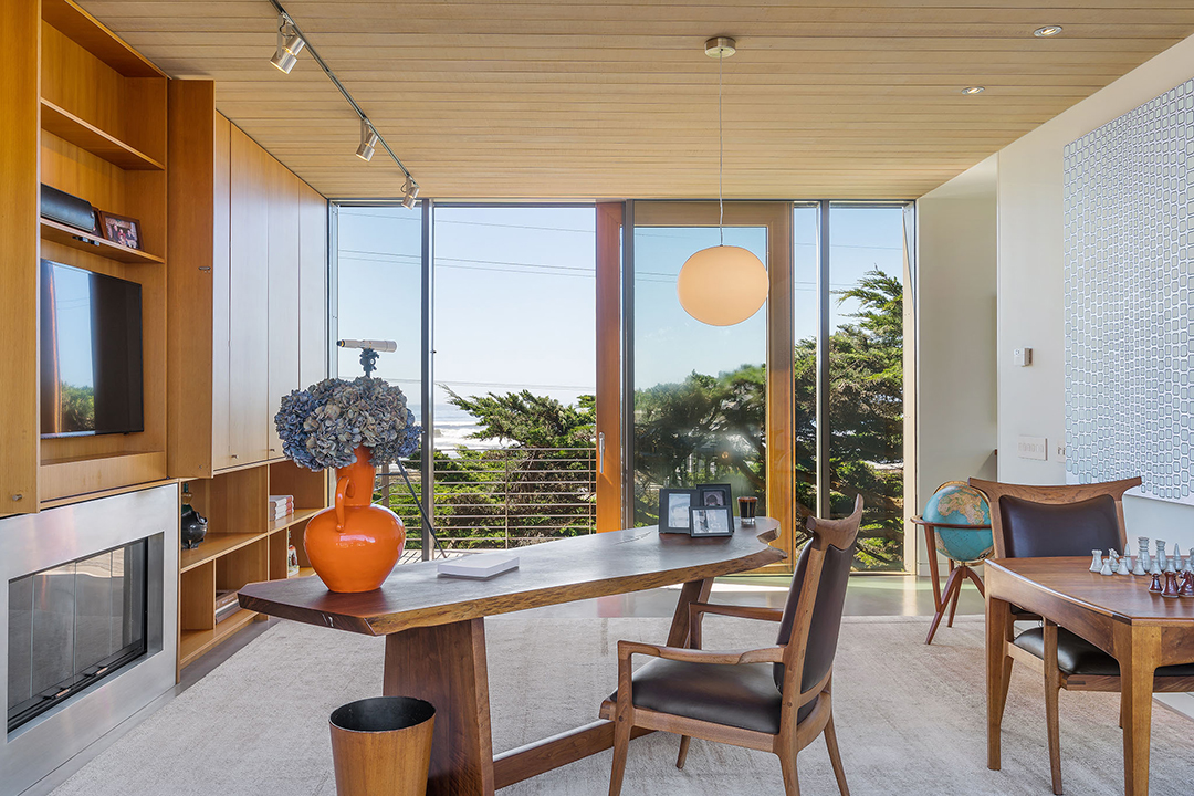 Midcentury office space with views