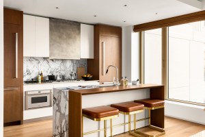 Sleek Marble Kitchen Designed by Lenny Kravitz