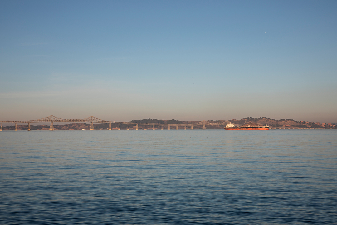 Views of a bay in San Francisco