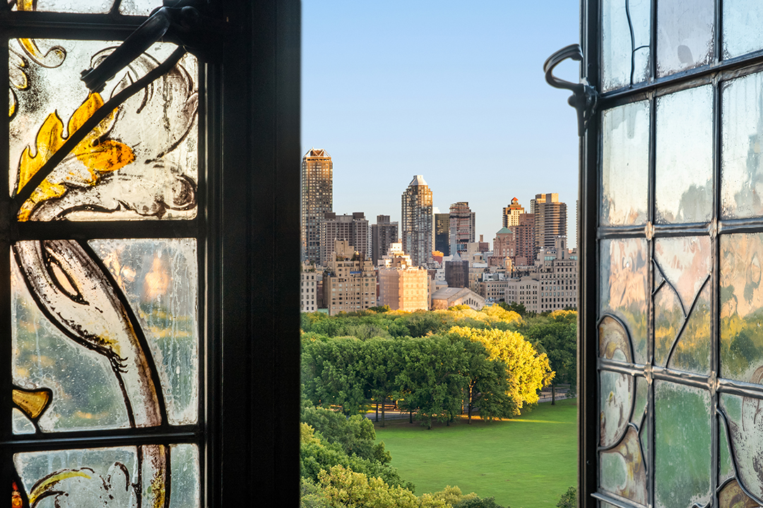Central Park Views through a window