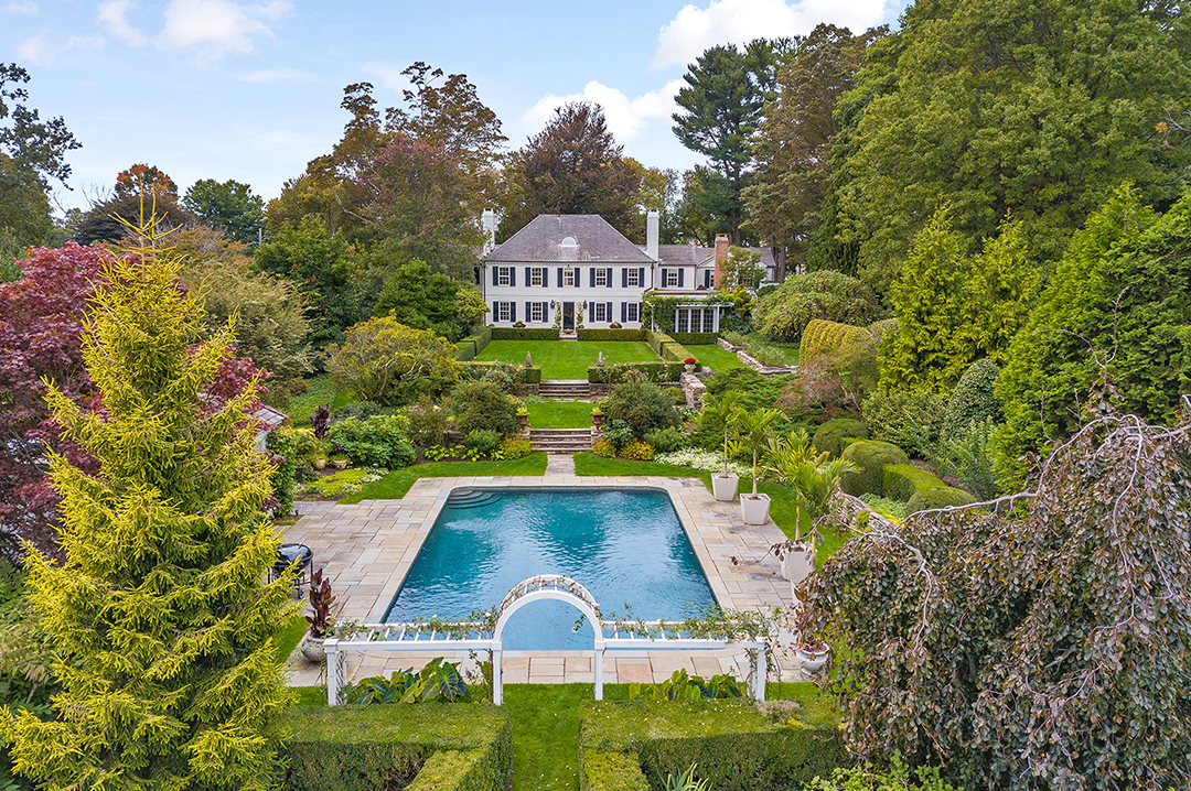 home, pool and garden