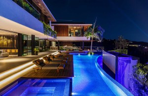 Largest Hollywood Hills Home Pool