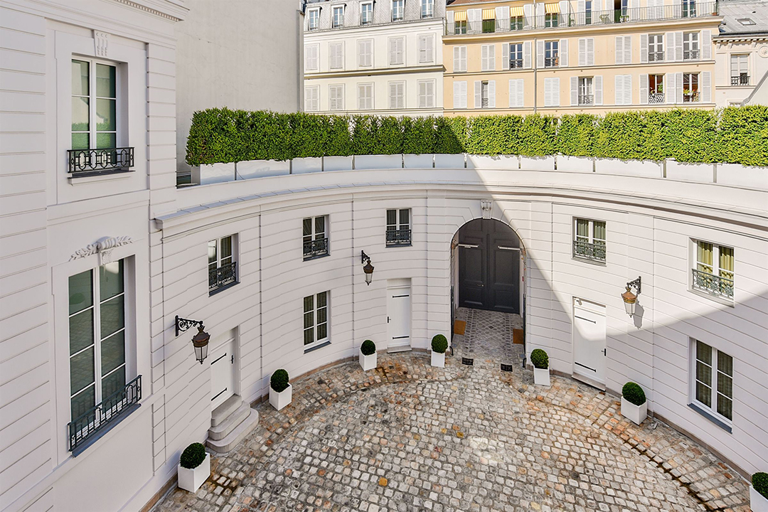 Courtyard at a Paris Mansion