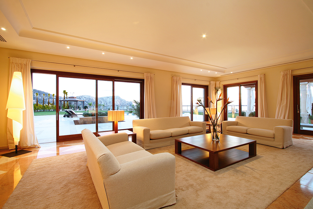 Living room of Mallorca villa