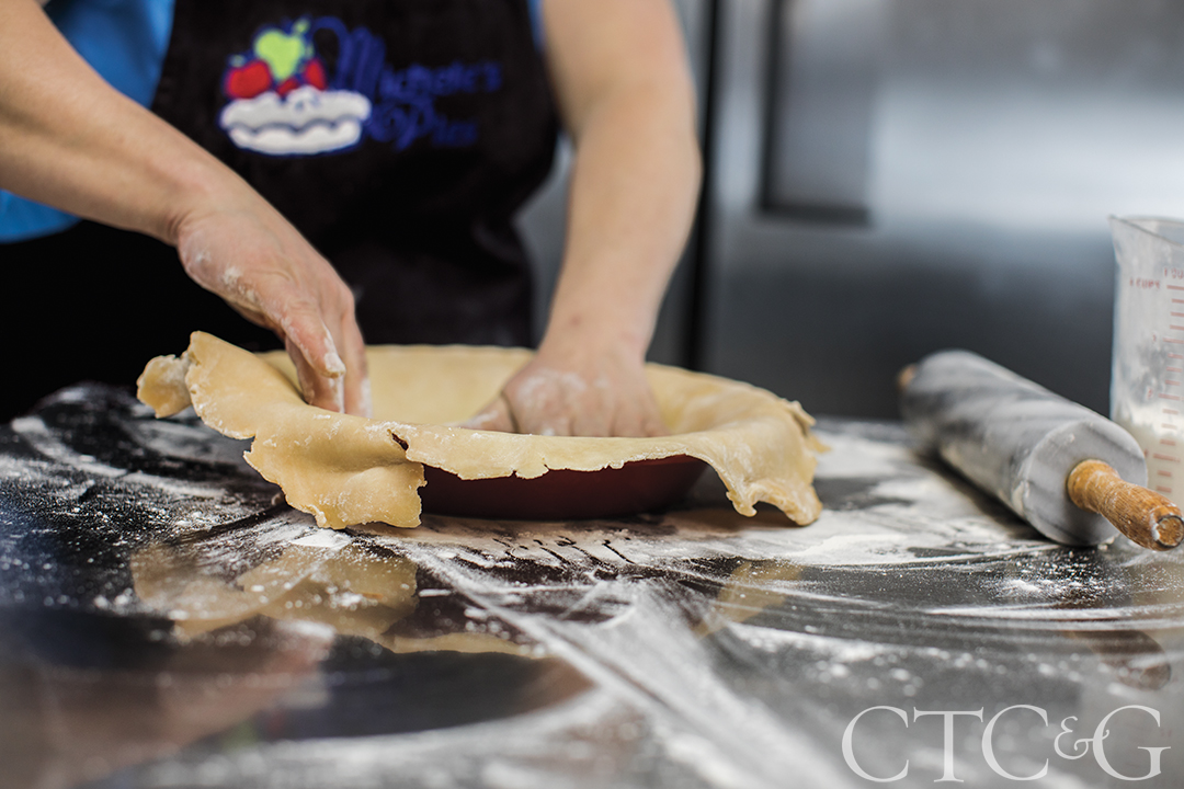 Micheles Pies in Norwalk Pie Crust Making