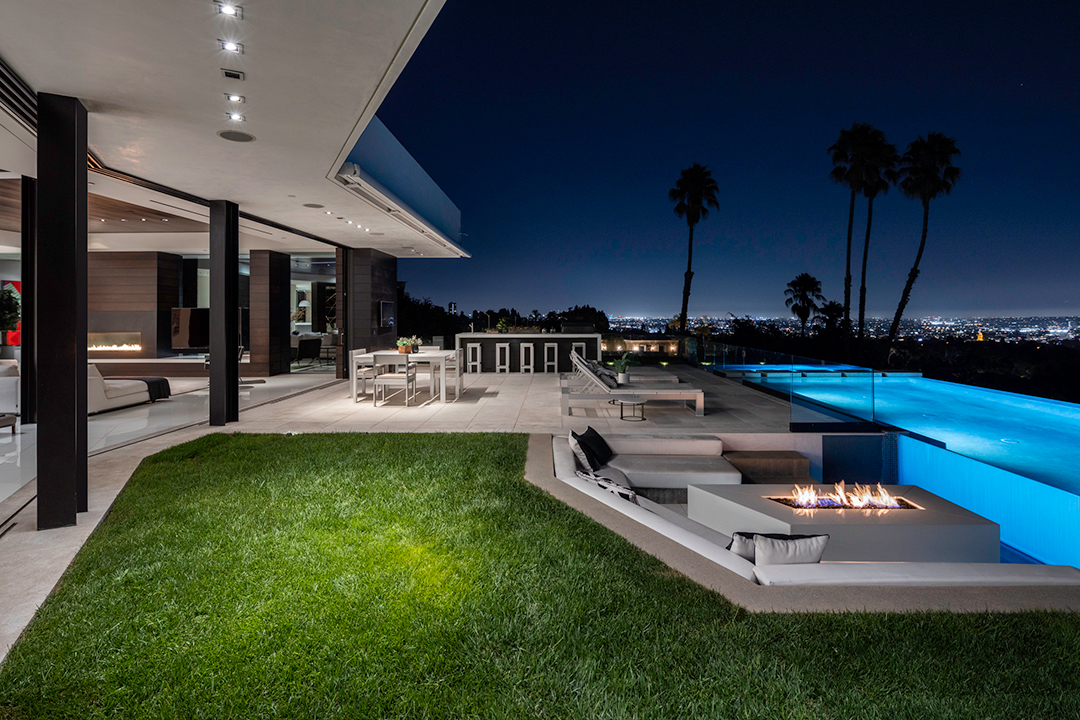 Outdoor Spaces at Beverly Hills Mansion