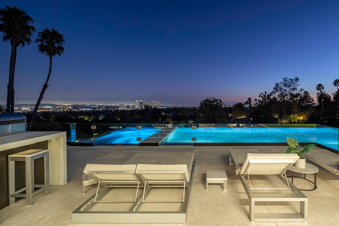 Pool at a Beverly Hills Home