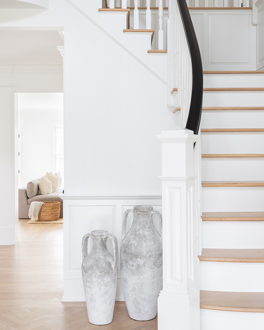 Bright foyer and staircase