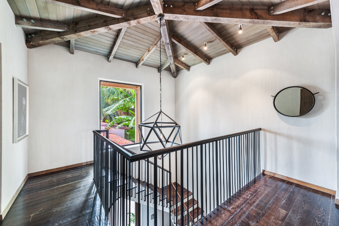 Dwyane Wade's Stunning Miami Mansion Experiences a Price Cut Stairs