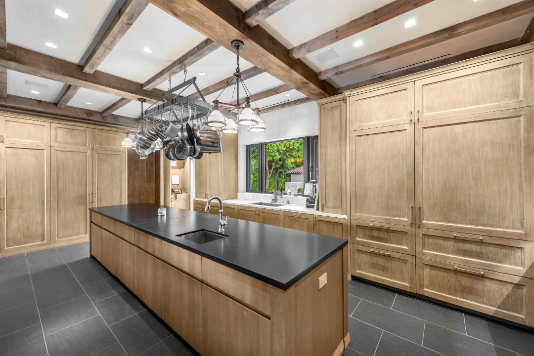 Dwyane Wade's Stunning Miami Mansion Experiences a Price Cut Kitchen