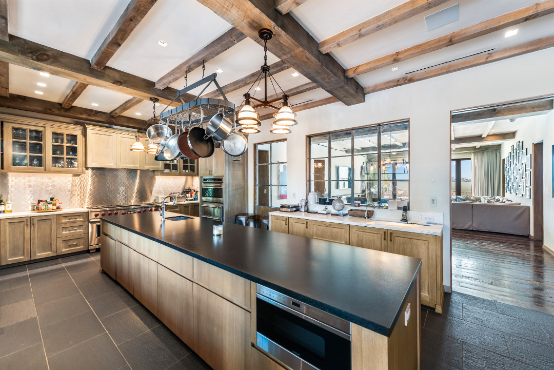 Dwyane Wade's Stunning Miami Mansion Experiences a Price Cut Kitchen