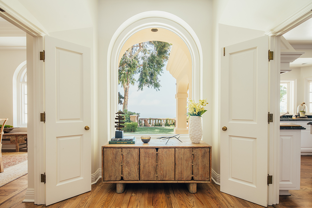 View at a Pacific Palisades home