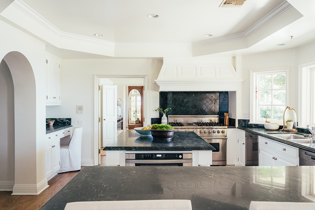 Kitchen at a Pacific Palisades home
