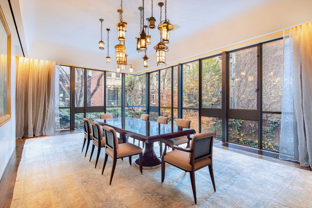 Historic Milbank Mansion in Greenwich Village Lists for $50M Dining Area