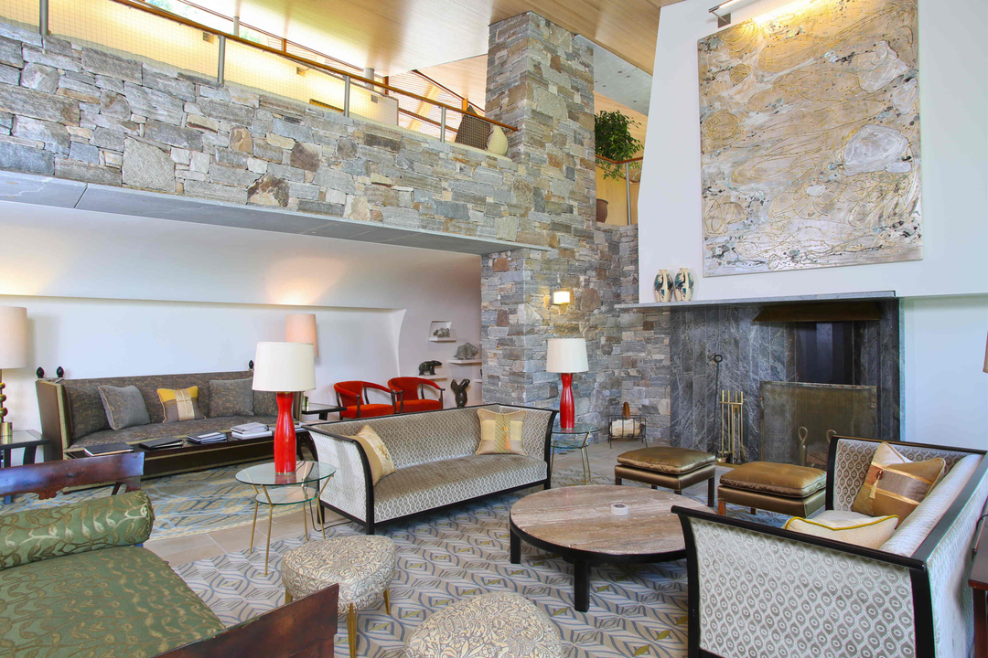 Stone Modern Living Room