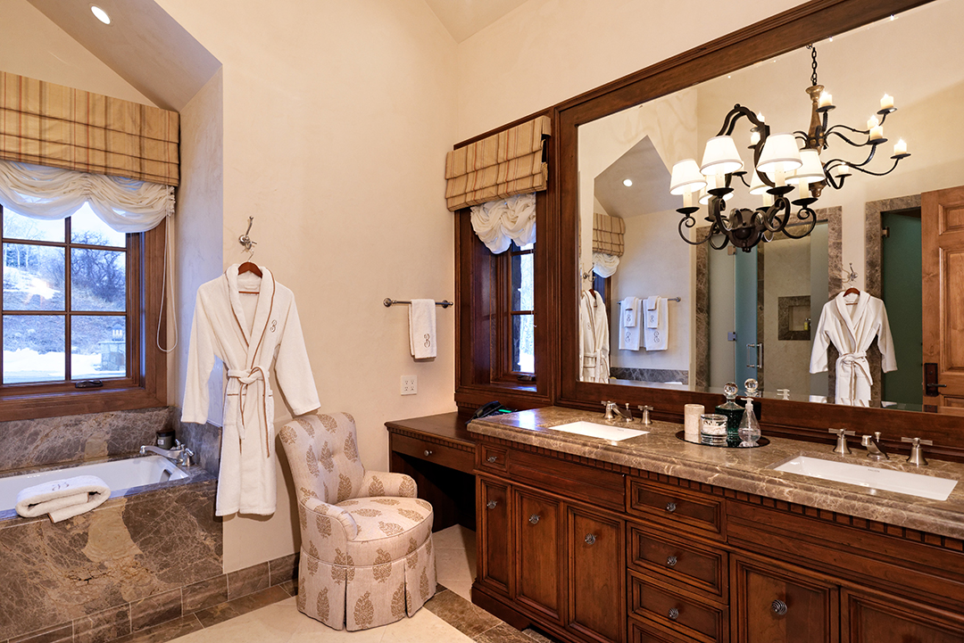 Bathroom at a Aspen Winter Home