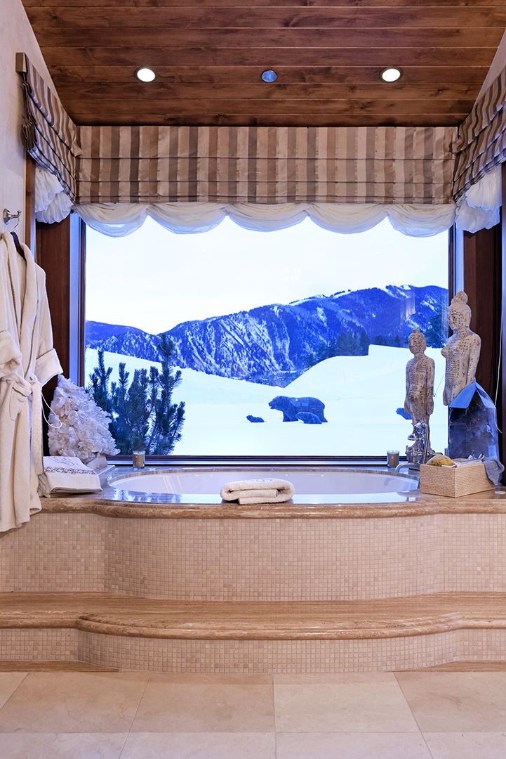 Bathtub at a Aspen Winter Home