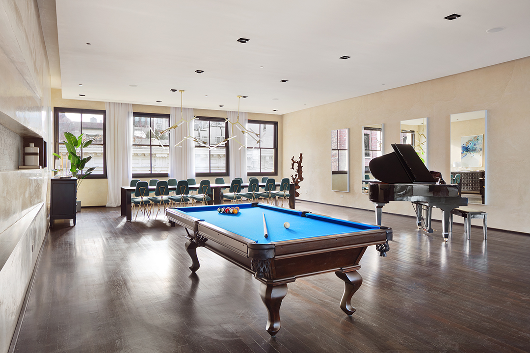 Soho Triplex Penthouse game room