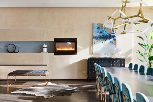 Soho Triplex Penthouse dining room details