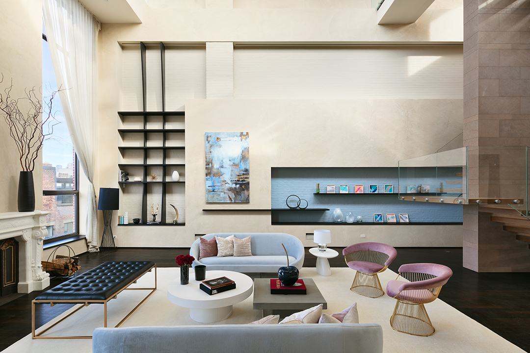 Soho Triplex Penthouse living room