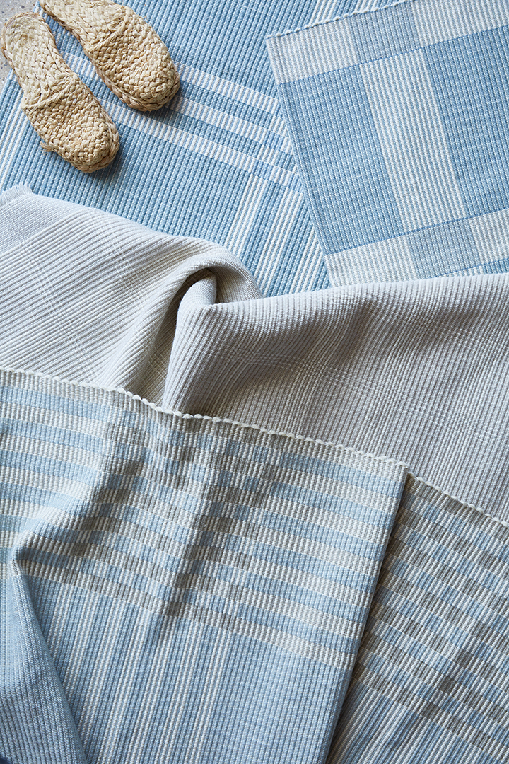 blue Handwoven Wool