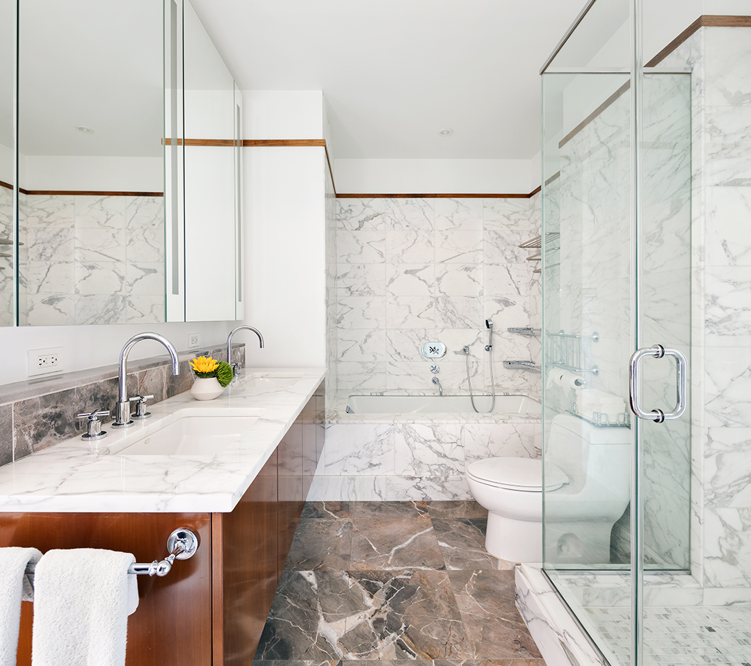 Bathroom at Ranan Lurie's Manahttan Condo