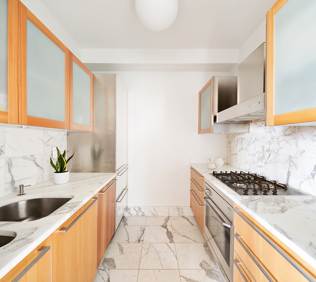 Kitchen at Ranan Lurie's Manahttan Condo