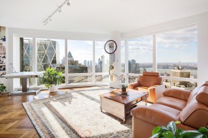 Living Room at Ranan Lurie's Manahttan Condo
