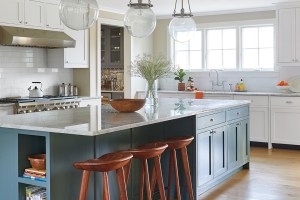 Neutrals + Pops of Orange in a Country Home