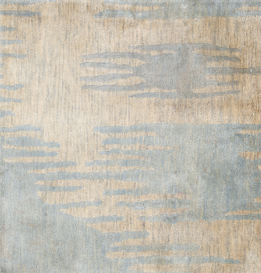 Blue White Rug