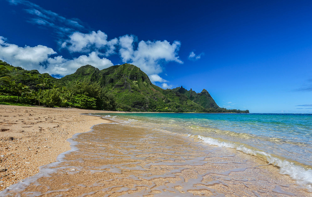 Beach at Craig T Nelson's Kauai home