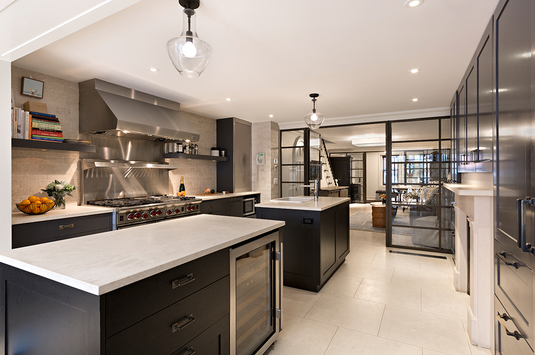 Kitchen at Hilary Swank's Former West Village Townhouse