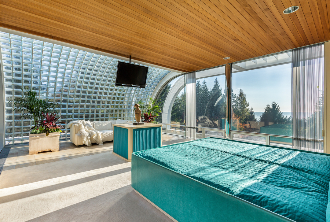Iconic Canadian Home's master bedroom