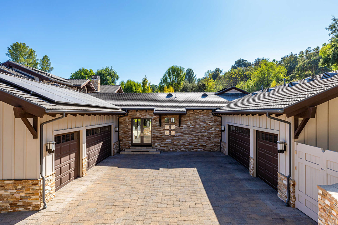 Garages at a Star Wars-themed mansion