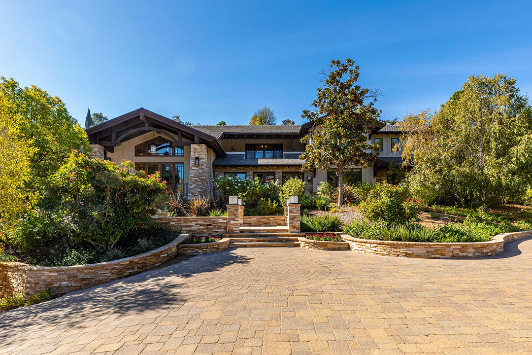 Front exterior of a Star Wars-themed mansion